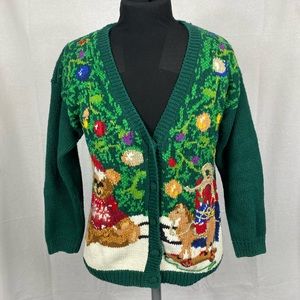 90s Tiara Christmas sweater. Size Medium